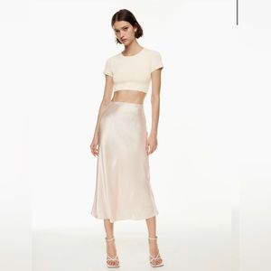 NWT Babaton Slip Maxi Skirt Size 4